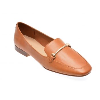 Mocasini casual ALDO maro, 13441256, din piele naturala