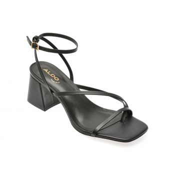 Sandale casual ALDO negre, 13655410, din piele naturala