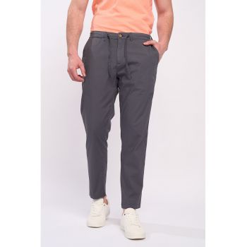 Pantaloni chino cu snur