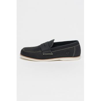 Pantofi loafer din piele nabuc Classic