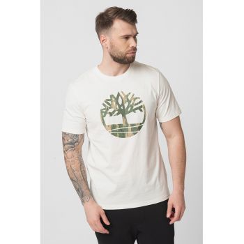 Tricou cu imprimeu logo Camo Tree