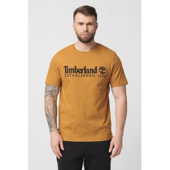 Tricou regular fit cu broderie logo