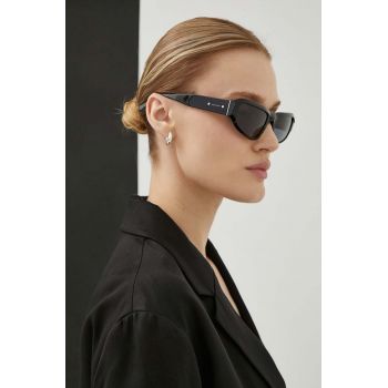 AllSaints ochelari de soare femei, culoarea negru