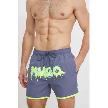 HUGO pantaloni scurți de baie culoarea gri 50515436