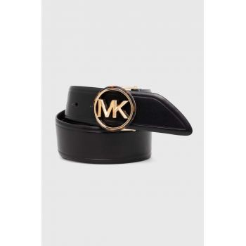 MICHAEL Michael Kors curea de piele femei, culoarea negru