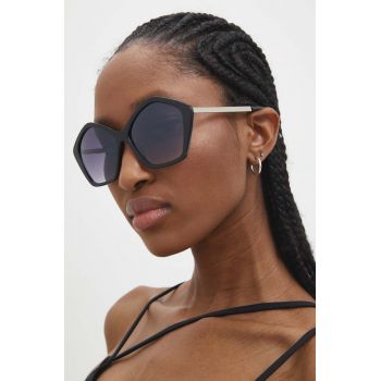 Answear Lab ochelari de soare femei, culoarea negru