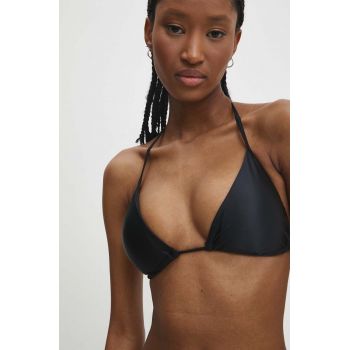 Answear Lab sutien de baie culoarea negru, cupa usor rigidizata