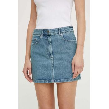 Remain fusta jeans mini, drept