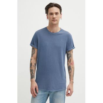 G-Star Raw tricou din bumbac x Sofi Tukker barbati, culoarea albastru marin, neted