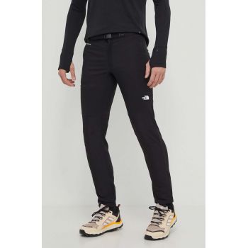 The North Face pantaloni de exterior Lightning culoarea negru, NF0A495NJK31