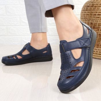 Pantofi bleumarin usori Cecilia