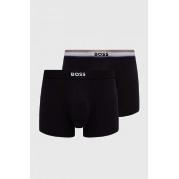 BOSS boxeri 2-pack bărbați, culoarea negru, 50514922