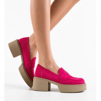 Pantofi Casual dama Atein Fuchsia