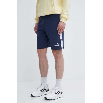 Puma pantaloni scurți bărbați, culoarea bleumarin 847387