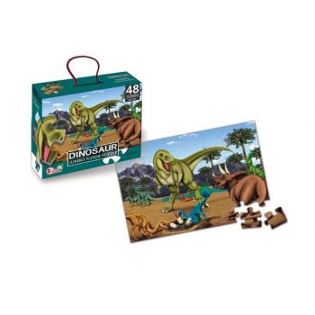 Puzzle cu 48 piese - Dinozauri