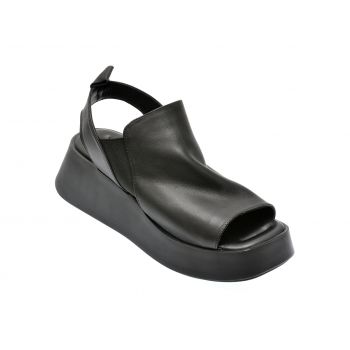 Sandale casual GRYXX negre, 882435, din piele naturala