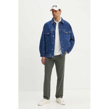 A.P.C. geaca jeans blouson elvis barbati, de tranzitie, COGWD-H02913