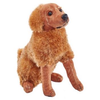 Caine de salvare cu sunet GOLDEN RETRIEVER - Jucarie Plus Wild Republic 14 cm