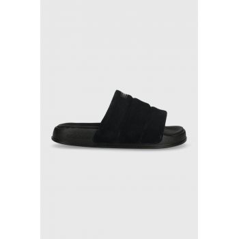 adidas Originals papuci Adilette Essential femei, culoarea negru, IF3576