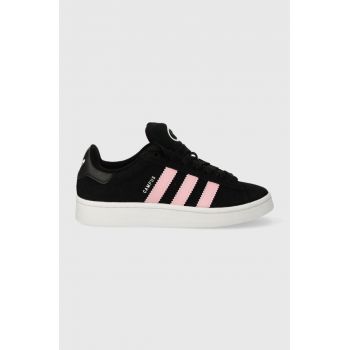 adidas Originals sneakers din piele întoarsă Campus 00s culoarea negru, ID3171