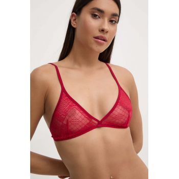 Diesel sutien UFSB-MUSA culoarea bordo, dantela, uni, A13076.0NGAI