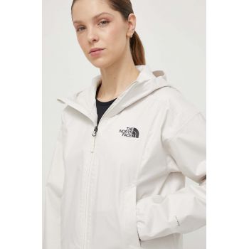 The North Face jacheta de exterior Cropped Quest culoarea bej, de tranzitie, NF0A55EPQLI1