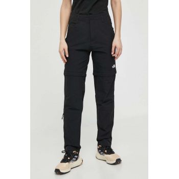 The North Face pantaloni de exterior Exploration culoarea negru, NF0A7Z97JK31