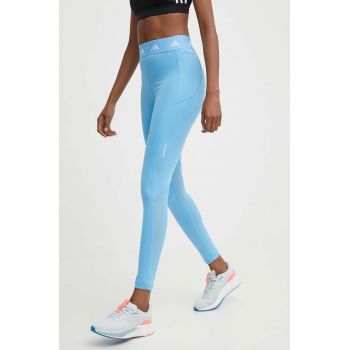 adidas Performance leggins de antrenament Techfit cu imprimeu, IU1864