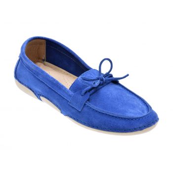 Mocasini casual GRYXX albastri, 1378006, din piele intoarsa