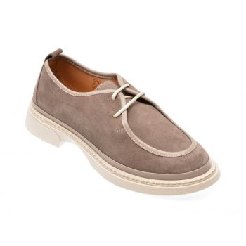 Mocasini casual GRYXX gri, 1187101, din piele intoarsa