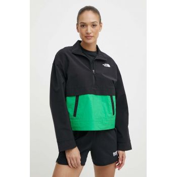 The North Face geaca femei, culoarea verde, de tranzitie, NF0A8711ROJ1