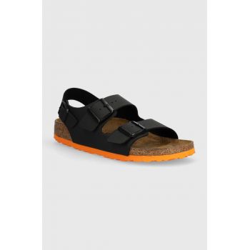 Birkenstock sandale copii Milano Kids BF culoarea negru