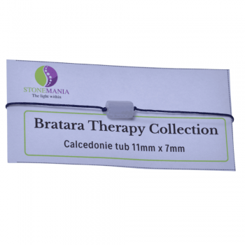 Bratara therapy collection calcedonie tub 11mm x 7mm