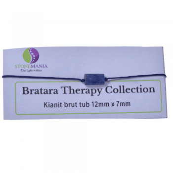 Bratara therapy collection kianit brut tub 12mm x 7mm