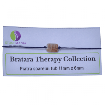 Bratara therapy collection piatra soarelui tub 11mm x 6mm