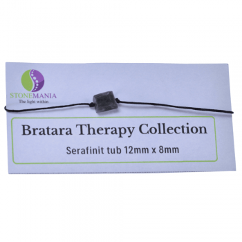 Bratara therapy collection serafinit tub 12mm x 8mm