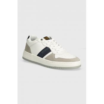 G-Star Raw sneakers BREND LEA DNM M culoarea alb, 2412070501.WHT.LGRY