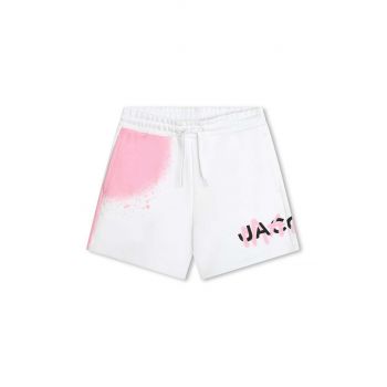 Marc Jacobs pantaloni scurti copii culoarea alb, modelator, talie reglabila