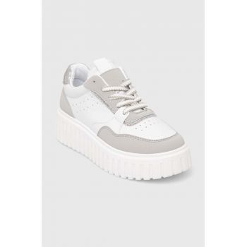 Answear Lab sneakers culoarea alb