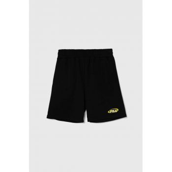 Fila pantaloni scurti copii LEHNSTEDT culoarea negru