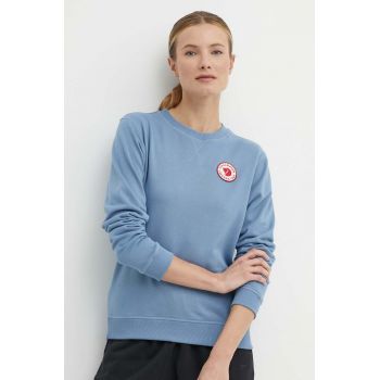 Fjallraven hanorac de bumbac 1960 Logo Badge Sweater femei, cu imprimeu, F87230