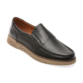 Mocasini casual GRYXX negri, 323248, din piele naturala