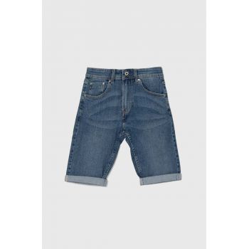 Pepe Jeans pantaloni scurti jeans SLIM talie reglabila