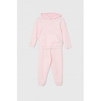 Puma trening copii Loungewear Suit TR G culoarea roz