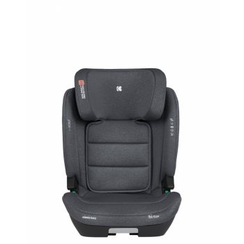 Scaun auto cu isofix KikkaBoo 100-150 cm i-Scout i-SIZE Dark Grey