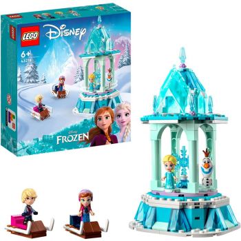 Jucarie 43218 Disney Anna and Elsa's Magic Carousel Construction Toy