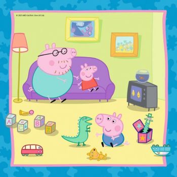 Jucarie children's puzzle Peppa's family and friends (3x 49 pieces)