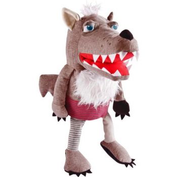 Jucarie hand puppet Wolf Grisbert, play figure (37 cm)