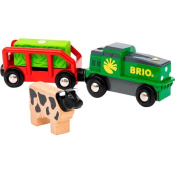 Jucarie World Farm Battery Train Toy Vehicle