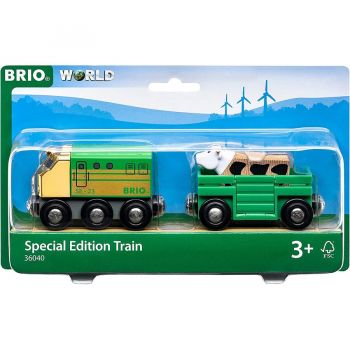Jucarie World Special Edition Train 2023 - Farm Train with Cow Toy Vehicle